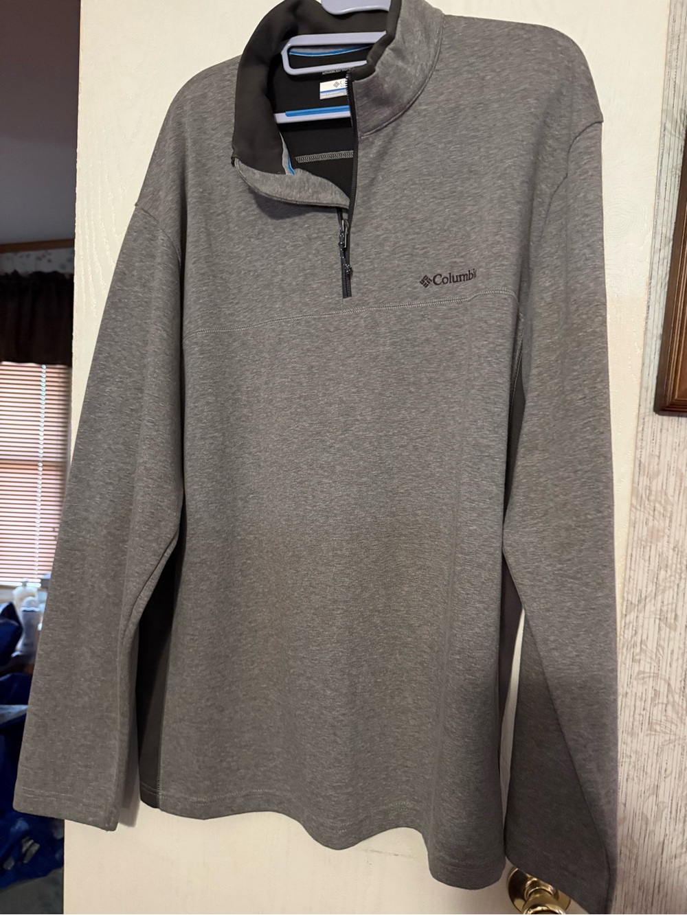 Columbia Men's Gray Half-Zip Fleece Pullover